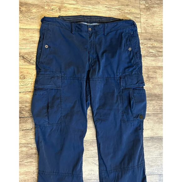 Polo Ralph Lauren Men’s 40 x 30 Paratrooper Cargo Military Pants Navy Blue - Picture 2 of 16